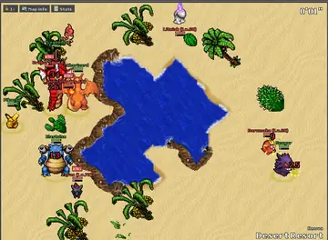 A battle at Desert Resort, Unova