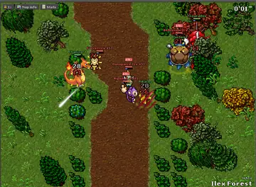 A battle at Ilex Forest, Johto